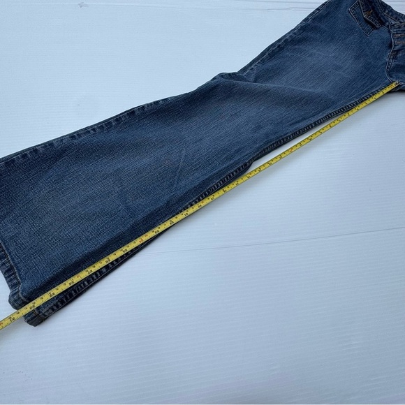 Vintage Y2K L.E.I. Flare Classic Blue Denim Jeans - Picture 4 of 15